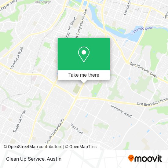 Mapa de Clean Up Service