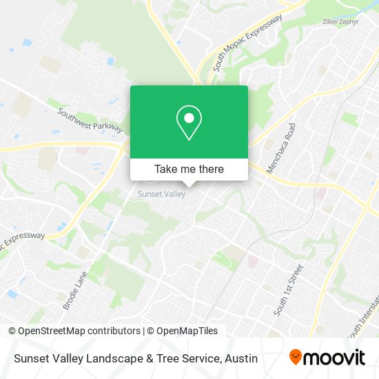 Mapa de Sunset Valley Landscape & Tree Service