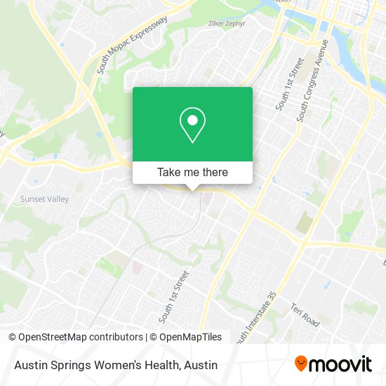 Mapa de Austin Springs Women's Health