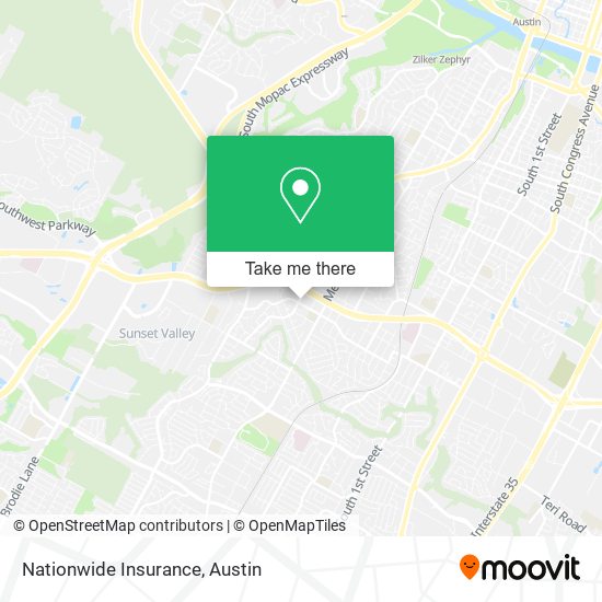 Mapa de Nationwide Insurance