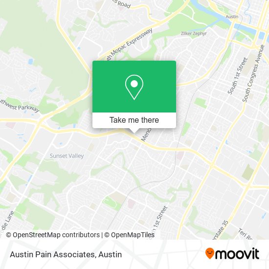 Mapa de Austin Pain Associates