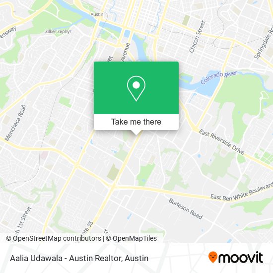 Aalia Udawala - Austin Realtor map