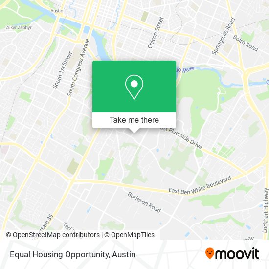 Mapa de Equal Housing Opportunity