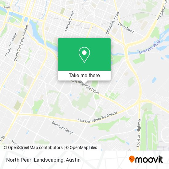 North Pearl Landscaping map