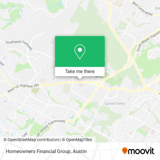 Homeowners Financial Group map