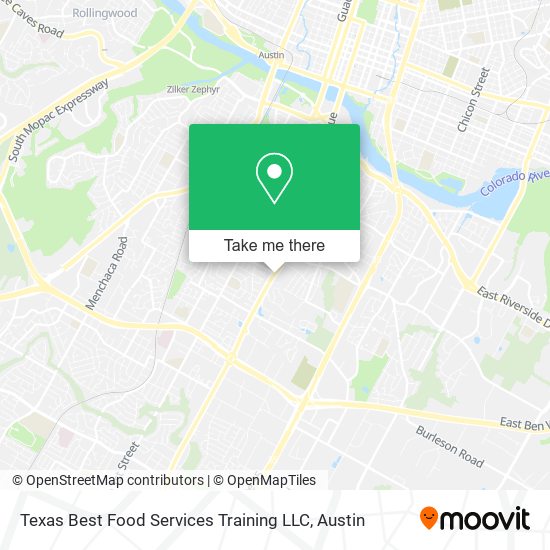 Mapa de Texas Best Food Services Training LLC