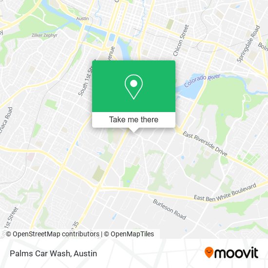 Palms Car Wash map