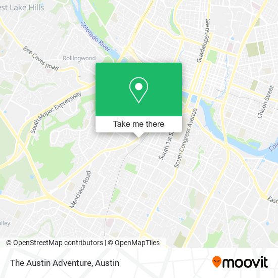 The Austin Adventure map