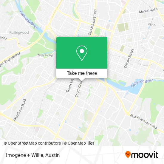 Imogene + Willie map