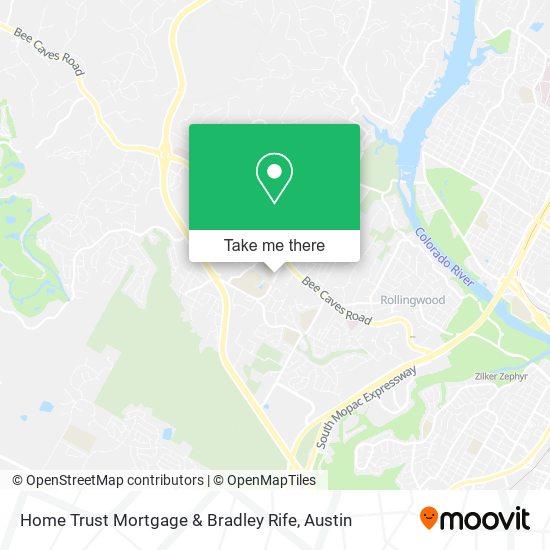 Home Trust Mortgage & Bradley Rife map