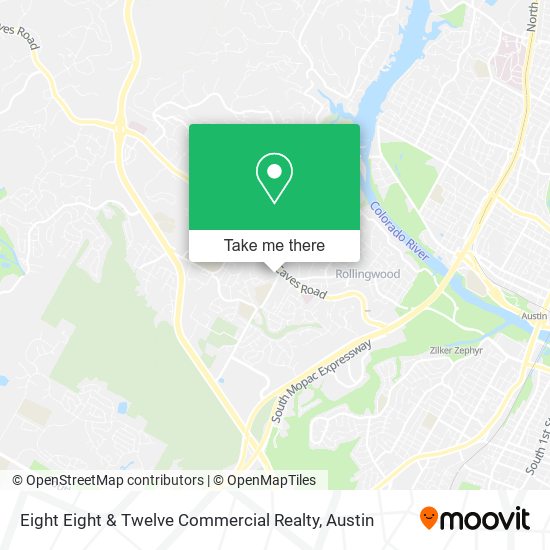 Eight Eight & Twelve Commercial Realty map