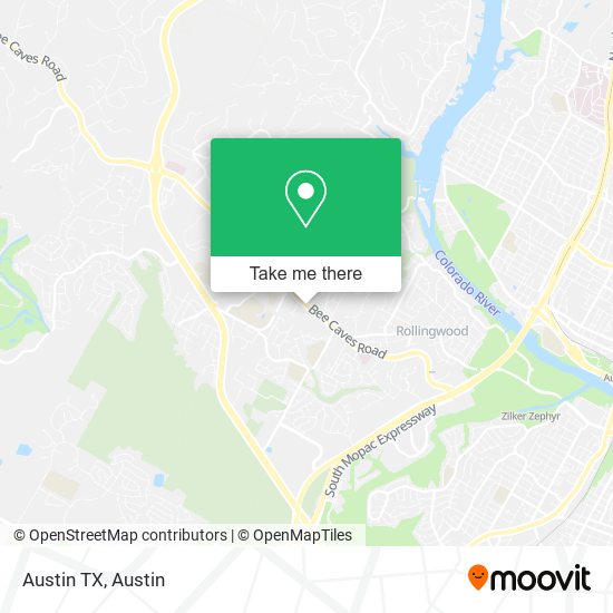 Mapa de Austin TX