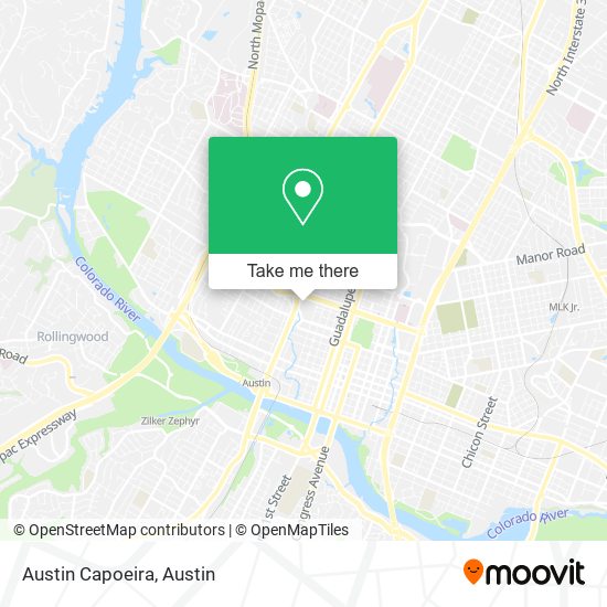 Austin Capoeira map