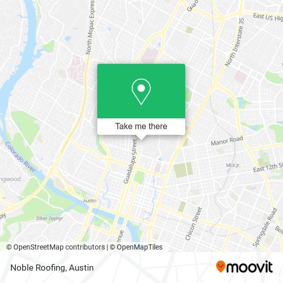 Noble Roofing map