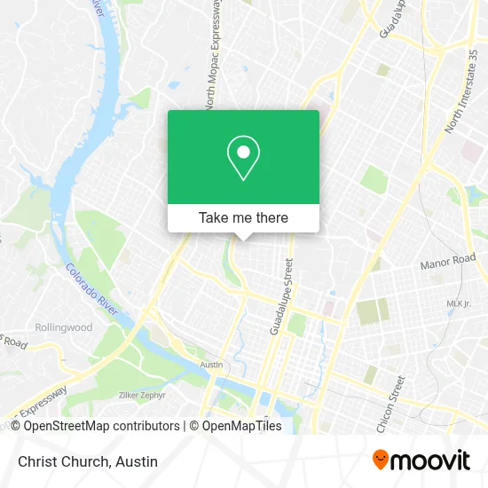 Christ Church map