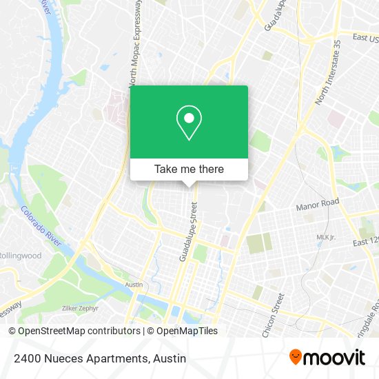 2400 Nueces Apartments map