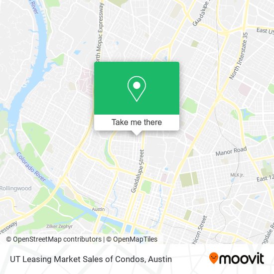 Mapa de UT Leasing Market Sales of Condos