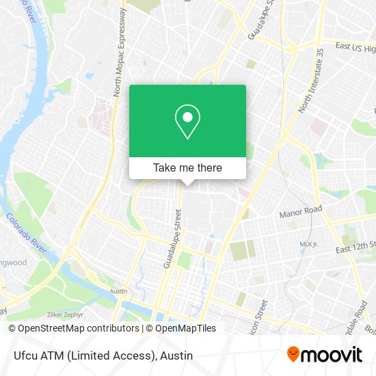 Mapa de Ufcu ATM (Limited Access)