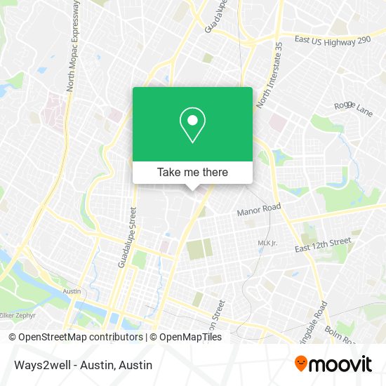 Ways2well - Austin map