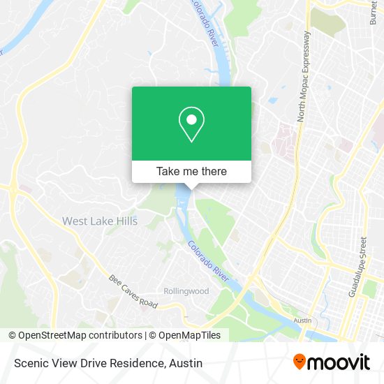 Scenic View Drive Residence map