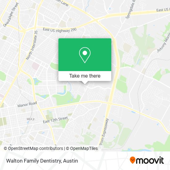 Mapa de Walton Family Dentistry