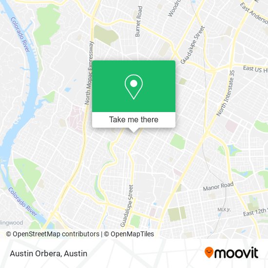 Mapa de Austin Orbera