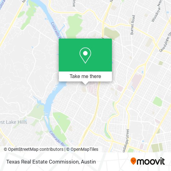 Mapa de Texas Real Estate Commission