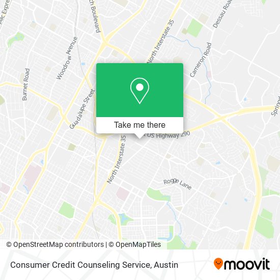 Consumer Credit Counseling Service map