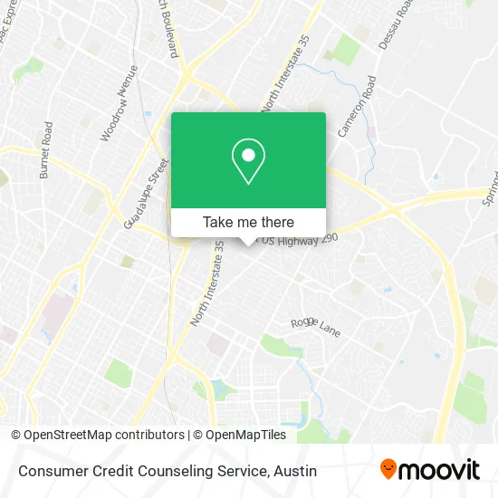 Consumer Credit Counseling Service map
