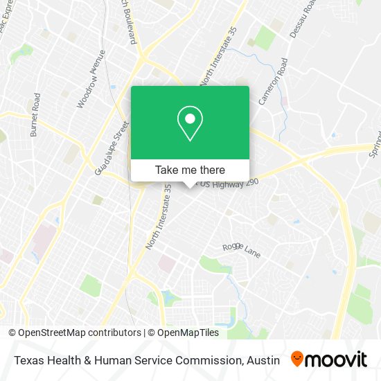 Texas Health & Human Service Commission map