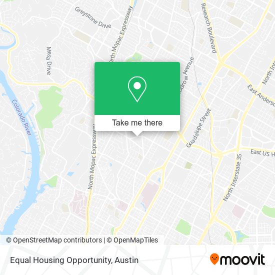 Equal Housing Opportunity map