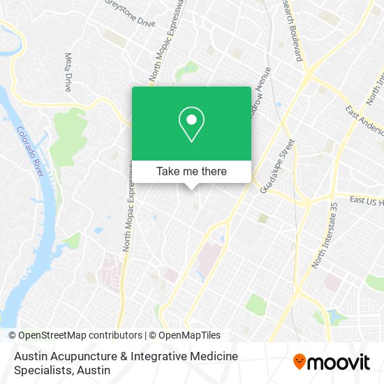 Austin Acupuncture & Integrative Medicine Specialists map