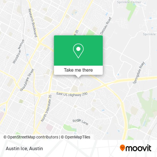 Mapa de Austin Ice