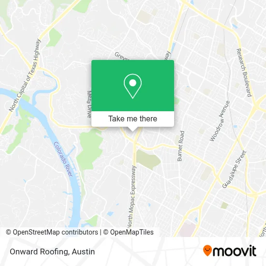 Onward Roofing map