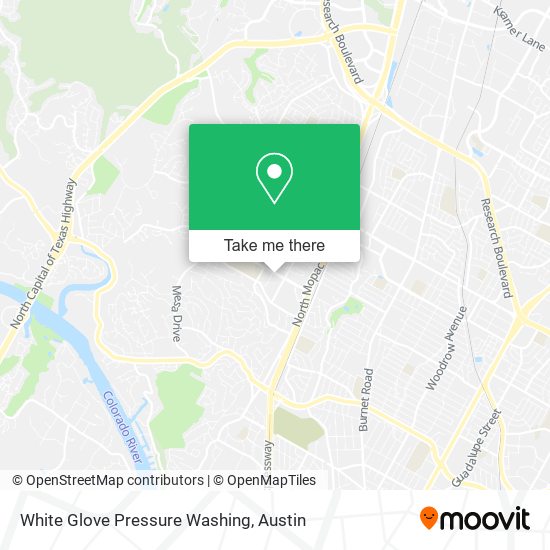 Mapa de White Glove Pressure Washing