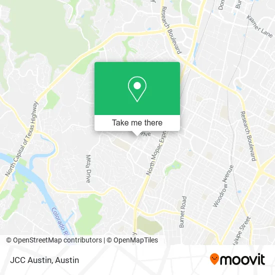 JCC Austin map