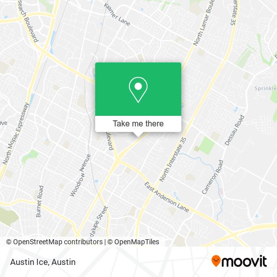 Mapa de Austin Ice