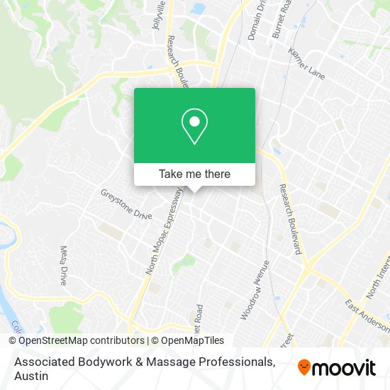 Associated Bodywork & Massage Professionals map