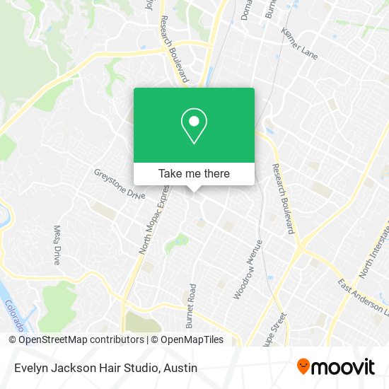 Evelyn Jackson Hair Studio map