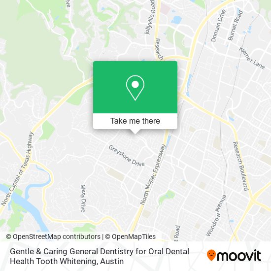 Gentle & Caring General Dentistry for Oral Dental Health Tooth Whitening map