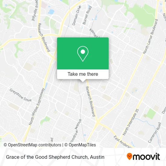 Grace of the Good Shepherd Church map