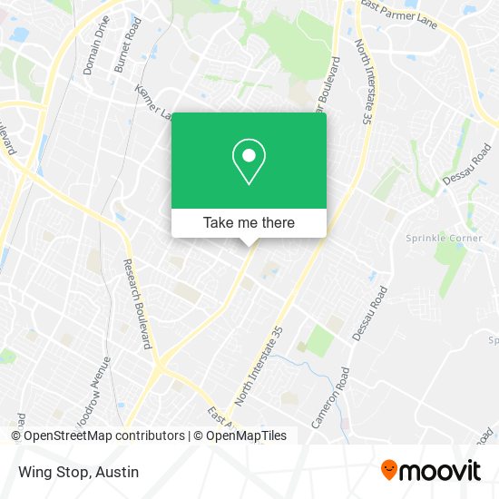 Wing Stop map