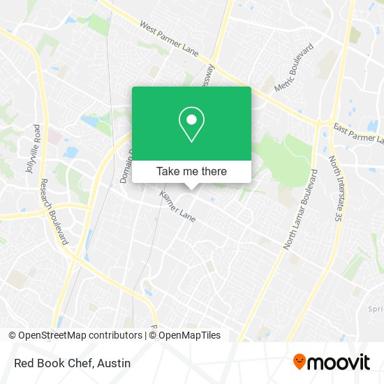 Red Book Chef map