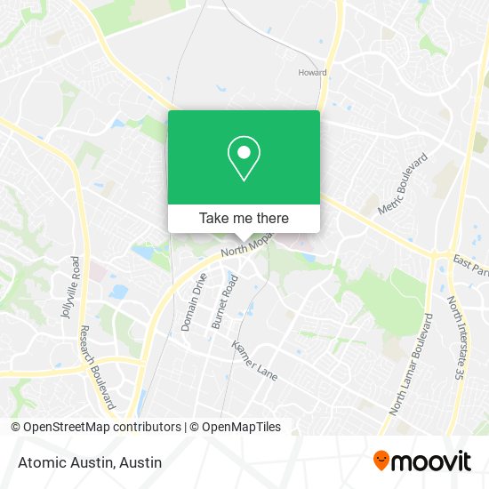 Atomic Austin map