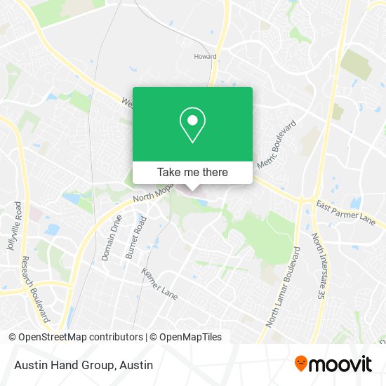 Austin Hand Group map