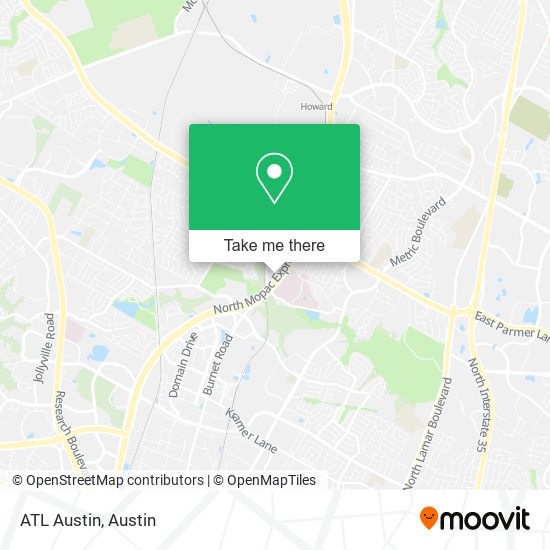 Mapa de ATL Austin