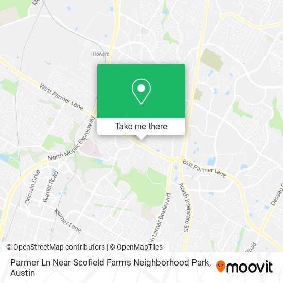 Mapa de Parmer Ln Near Scofield Farms Neighborhood Park