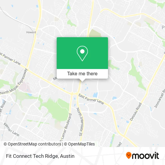 Fit Connect Tech Ridge map