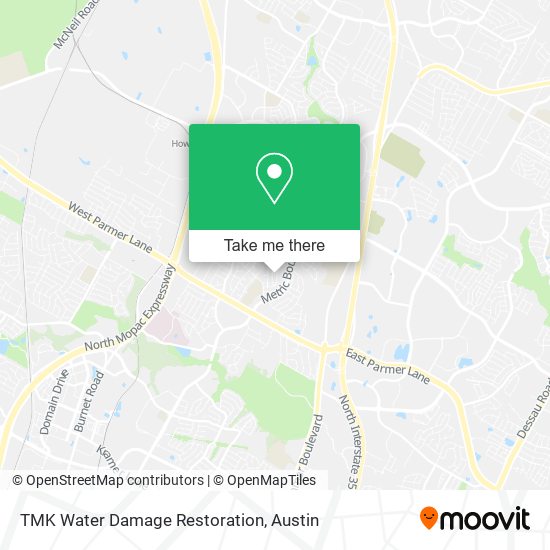 TMK Water Damage Restoration map