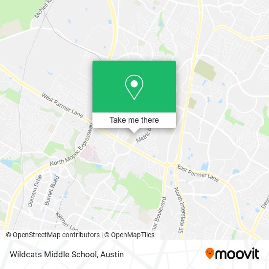 Wildcats Middle School map